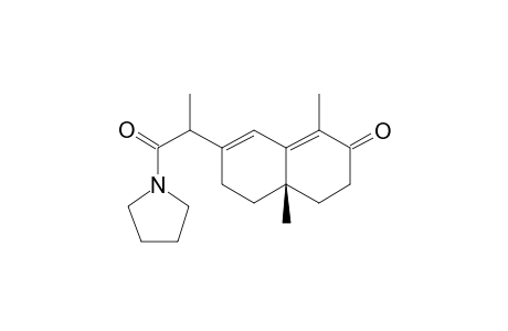 1-[(11S)-3-Oxoeudesma-4,6-dien-12-oyl]pyrrolidine