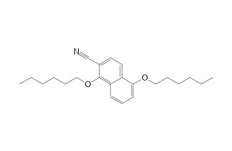1,5-Dihexoxy-2-naphthalenecarbonitrile