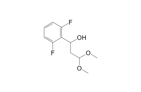 Benzenemethanol, alpha-(2,2-dimethoxyethyl)-2,6-difluoro-