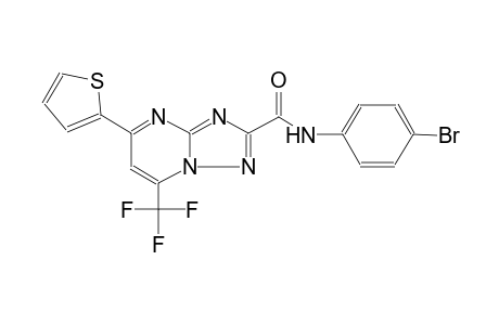 N-(4-bromophenyl)-5-(2-thienyl)-7-(trifluoromethyl)[1,2,4]triazolo[1,5-a]pyrimidine-2-carboxamide