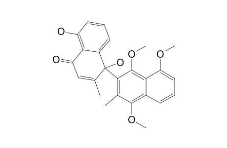4,8-DIHYDROXY-3-METHYL-4-(1,4,8-TRIMETHOXY-3-METHYL-2-NAPHTHYL)-1(4H)-NAPHTHALENONE