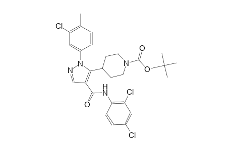 1-piperidinecarboxylic acid, 4-[1-(3-chloro-4-methylphenyl)-4-[[(2,4-dichlorophenyl)amino]carbonyl]-1H-pyrazol-5-yl]-, 1,1-dimethylethyl ester