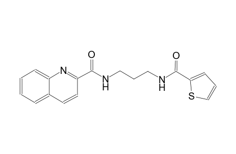 2-quinolinecarboxamide, N-[3-[(2-thienylcarbonyl)amino]propyl]-