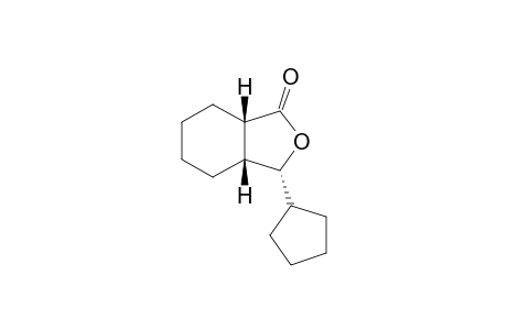 trans (3,3a)-3-cyclopentyl-cis(3a,7a)-3a,4,5,6,7,7a(3H-hexahydroisbenzofuran-1-one