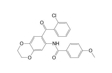 Benzamide, N-[7-(2-chlorobenzoyl)-2,3-dihydro-1,4-benzodioxin-6-yl]-4-methoxy-