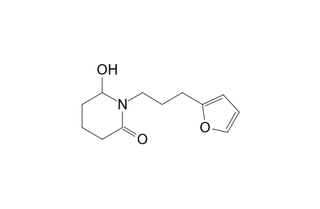 1-[3-(2-furanyl)propyl]-6-hydroxy-2-piperidinone