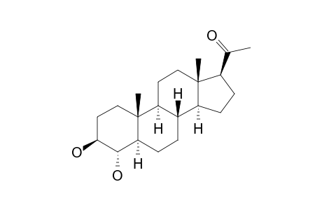 3-BETA,4-ALPHA-DIHYDROXYPREGNAN-16-ONE