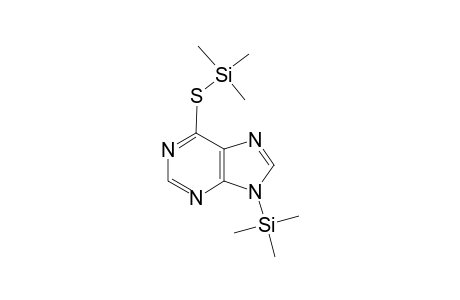 Purine <6-mercapto->, N,S-di-TMS