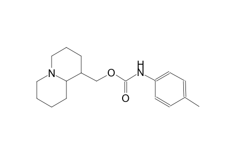 carbamic acid, (4-methylphenyl)-, (octahydro-2H-quinolizin-1-yl)methylester