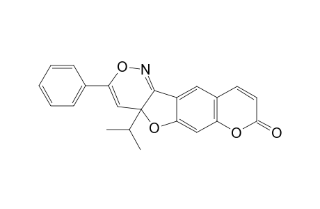 4a-isopropyl-3-phenylchromeno[6',7':4,5]furo[3,2-c][1,2]oxazin-8(4aH)-one