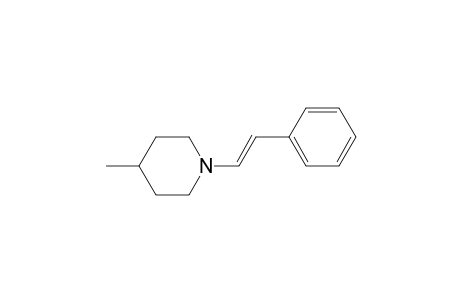 4-Methyl-1-[(E)-2-phenylethenyl]piperidine