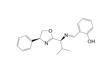 2-{[(S)-2-Methyl-1-((S)-4-phenyl-4,5-dihydro-oxazol-2-yl)propylimino]methyl}phenol