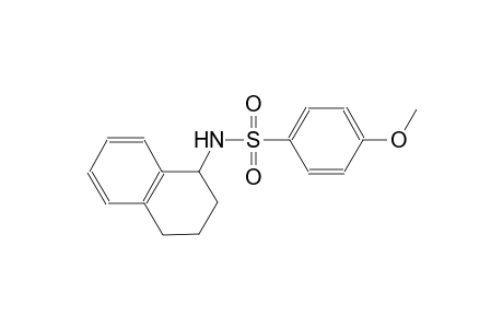4-methoxy-N-(1,2,3,4-tetrahydro-1-naphthalenyl)benzenesulfonamide