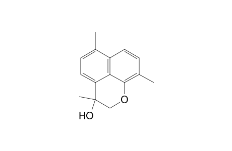 Naphtho[1,8-bc]pyran-3-ol, 2,3-dihydro-3,6,9-trimethyl-, (.+-.)-