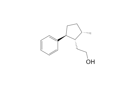 2S*-(2'-Hydroxyethyl)-3S*-methyl-1S*-phenylcyclopentane