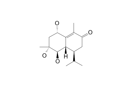 1-ALPHA,3-ALPHA,4-BETA-TRIHYDROXY-9-CADINEN-8-ONE