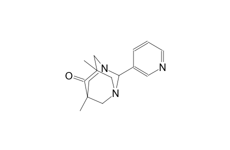 5,7-dimethyl-2-(3-pyridinyl)-1,3-diazatricyclo[3.3.1.1~3,7~]decan-6-one