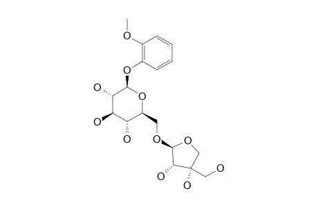 2-METHOXYPHENOL-BETA-D-(6'-O-BETA-D-APIOFURANOSYL)-GLUCOPYRANOSIDE