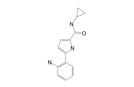5-(2-AMINOPHENYL)-1H-PYRROLE-2-N-CYCLOPROPYL-CARBOXAMIDE