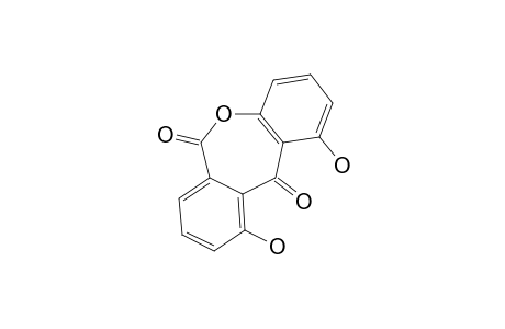 1,10-DIHYDROXY-DIBENZ-[B,E]-OXEPIN-6,11-DIONE
