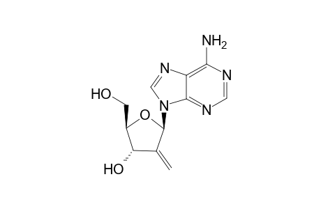 9-(2-Deoxy-2-methylene-.beta.D-erythro-pentofuranosyl)adenine