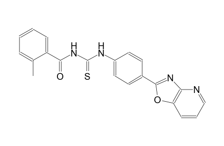 N-(2-methylbenzoyl)-N'-(4-[1,3]oxazolo[4,5-b]pyridin-2-ylphenyl)thiourea