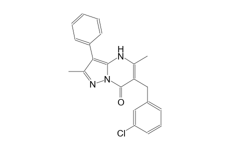 pyrazolo[1,5-a]pyrimidin-7(4H)-one, 6-[(3-chlorophenyl)methyl]-2,5-dimethyl-3-phenyl-