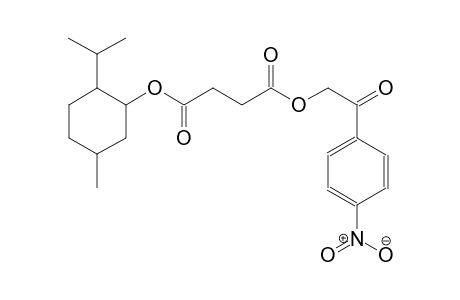 butanedioic acid, 1-[5-methyl-2-(1-methylethyl)cyclohexyl] 4-[2-(4-nitrophenyl)-2-oxoethyl] ester