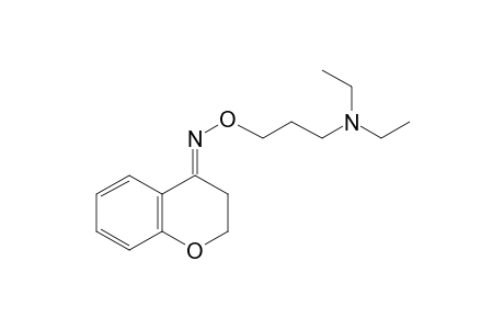 (4E)-2,3-Dihydro-4H-chromen-4-one o-[3-(diethylamino)propyl]oxime