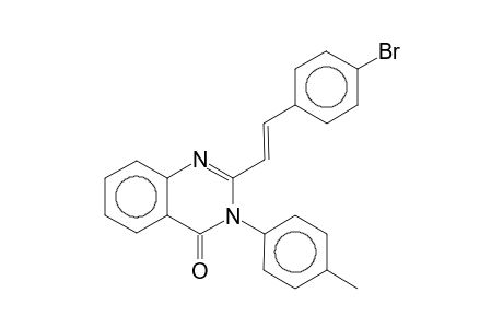 2-[(E)-2-(4-Bromophenyl)ethenyl]-3-(4-methylphenyl)-4(3H)-quinazolinone