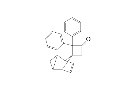 Spiro[cyclobutane-1,8'-tricyclo[3.2.1.02,4]oct[6]en]-3-one, 2,2-diphenyl-, stereoisomer