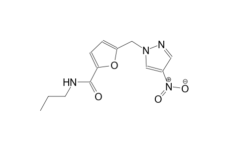5-[(4-nitro-1H-pyrazol-1-yl)methyl]-N-propyl-2-furamide