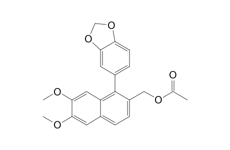 2-(Acetoxymethyl)-1-(3,4-methylenedioxyphenyl)-6,7-dimethoxynaphthalene