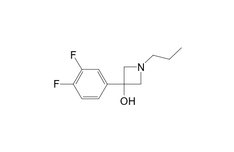 3-(3,4-difluorophenyl)-1-propylazetidin-3-ol