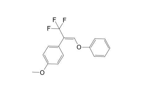 (E)-2-(4-Methoxyphenyl)-3,3,3-trifluoropropen-1-yl Phenyl Ether