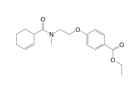 Ethyl 4-(2-(N-methylcyclohex-2-enecarboxamido)ethoxy)benzoate