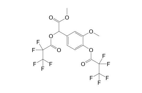 2-Methoxy-4-(2-methoxy-2-oxo-1-[(2,2,3,3,3-pentafluoropropanoyl)oxy]ethyl)phenyl 2,2,3,3,3-pentafluoropropanoate