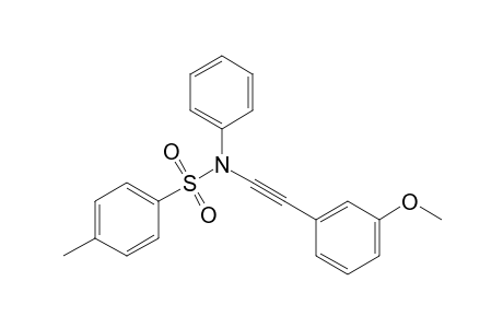 N-(3-Methoxyphenyl)ethynyl-N-phenyl tosylamide