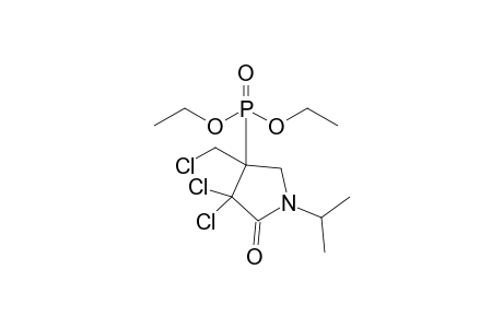 N-i-Propyl-3,3-dichloro-4-chloromethyl-4-diethylphosphorylpyrrolidin-2-one