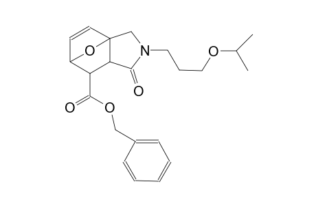 benzyl 3-(3-isopropoxypropyl)-4-oxo-10-oxa-3-azatricyclo[5.2.1.0~1,5~]dec-8-ene-6-carboxylate