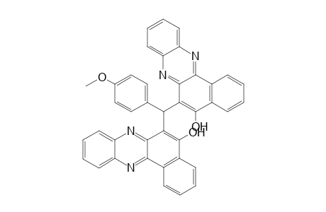6,6'-((4-Methoxyphenyl)methylene)bis(benzo[a]phenazin-5-ol)