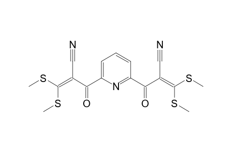 Pyridine-2,6-bis-(1,1-bis(methylthio)-3-oxoprop-1-ene-2-carbonitrile