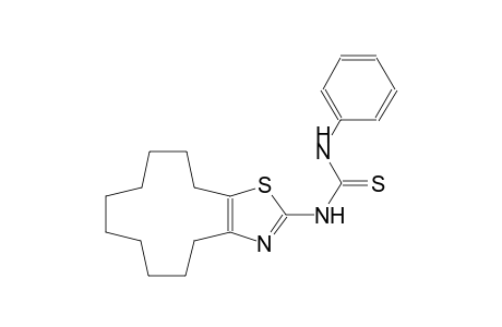 N-(4,5,6,7,8,9,10,11,12,13-decahydrocyclododeca[d][1,3]thiazol-2-yl)-N'-phenylthiourea