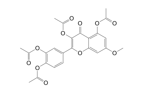3,5-DIACETYLOXY-2-(3,4-DIACETYLOXYPHENYL)-7-METHOXY-4H-1-BENZOPYRAN-4-ONE;RHAMNETIN-TETRAACETATE