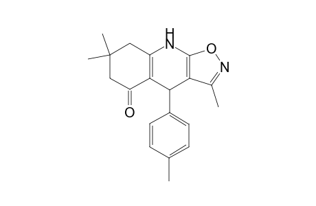 3,7,7-Trimethyl-(4-methylphenyl)-4,7,8,9-tetrahydroisoxazolo[5,4-b]quinolin-5(6H)-one