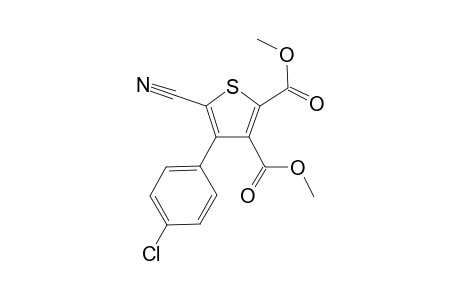 Dimethyl 4-(4-Chlorophenyl)-5-cyanothiophene-2,3-dicarboxylate