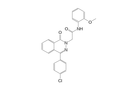 2-(4-(4-chlorophenyl)-1-oxo-2(1H)-phthalazinyl)-N-(2-methoxyphenyl)acetamide