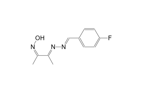 4-fluorobenzaldehyde [(E,2Z)-2-(hydroxyimino)-1-methylpropylidene]hydrazone