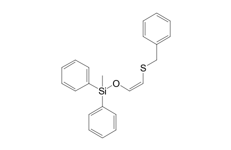 (Z/E)-2-Benzylthio-1-(methyldiphenylsiloxy)ethene