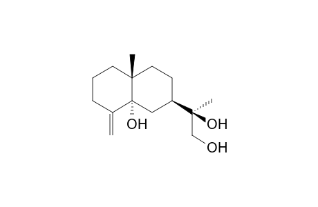 (2R)-2-[(2R,4aR,8aR)-4a-methyl-8-methylidene-8a-oxidanyl-2,3,4,5,6,7-hexahydro-1H-naphthalen-2-yl]propane-1,2-diol